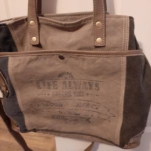 Myra Canvas Shoulder Bag